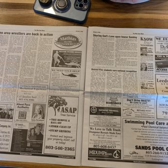 1. The New Irmo news