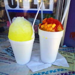 Snowball Adventure - Pickle Juice & Real Fruit Mango with chile & chamoy!