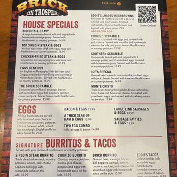 The Brick on Trosper - Menu - Sports Bars Near Me - Tumwater, Washington The Brick on Trosper - Menu - Sports Bars Near Me - Tumwater, Washington