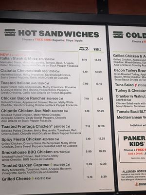 Menu photo 4 Panera Bread Edison, NJ