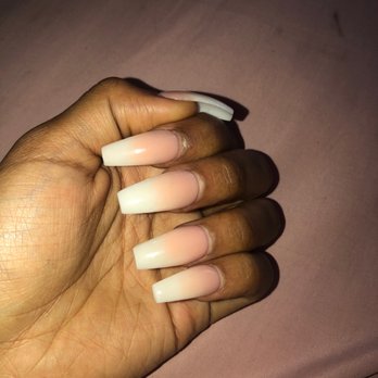 Nina Nails - Ombré on long, coffin nails! - Nail Salons Near Me - Indianapolis, Indiana Nina Nails - Ombré on long, coffin nails! - Nail Salons Near Me - Indianapolis, Indiana
