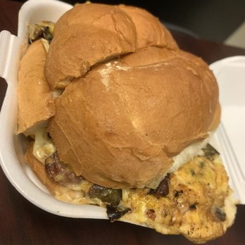 Tiny Tim's Cafe - Special: Barnyard breakfast sandwich - SO GOOD - Breakfast & Brunch Near Me - Auburn, Massachusetts
