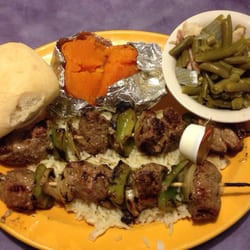 San Jose Steakhouse & Mexican Grill - Very tasty and tender char-grilled steak kabobs.
