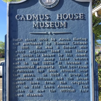 Cadmus House - Museums Near Me - Fair Lawn, New Jersey