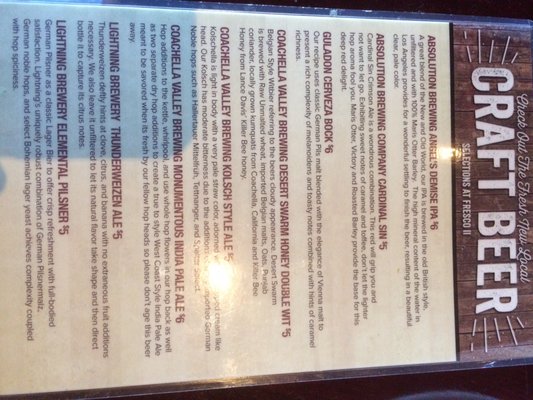 Menu photo 3 Fresco II Palmdale, CA