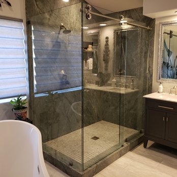 Central Coast Glass & Window - Love my shower!!  Thanks for the recommendation on the barn door style!!  Cheers, Kari - Windows Installation Near Me - Seaside, California