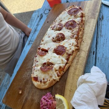 Beachy’s - Pepperoni flatbread - Burgers Near Me - Caseville, Michigan