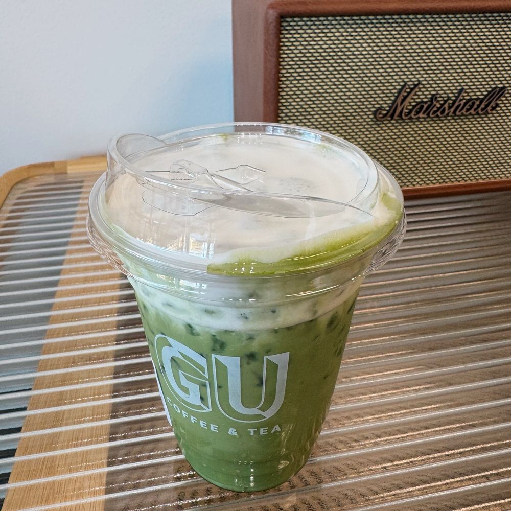 Gu Coffee & Tea - Iced Matcha - Coffee & Tea Near Me - Roseville, California