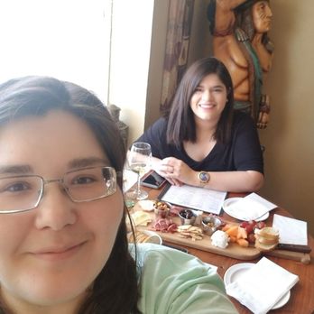 Silver Dollar Winery - My sister in law and myself and our cheese plate. - Wine Bars Near Me - Bedford, Texas Silver Dollar Winery - My sister in law and myself and our cheese plate. - Wine Bars Near Me - Bedford, Texas