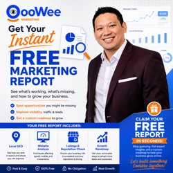 OooWee - Get your free OooWee Marketing Report. Find missed leads, weak SEO, website issues, and growth opportunities before competitors win.