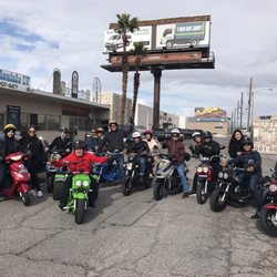 Scooter Rentals Las Vegas - This was a group of tourist all the way from New York. They said "Scooter Rentals Las Vegas was the best place to rent a scooter".