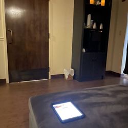 Spavia Day Spa - Ponte Vedra - The waiting area with lots of teas available to brew. Complete the questionnaire on the iPad to set your preferences.
