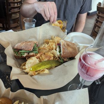 Prairie State Winery - Chicken raspberry sandwich - Wineries Near Me - Genoa, Illinois