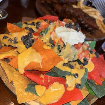 Whiskey Roots Bar and Grill - Veggie Nachos - Whiskey Bars Near Me - Myrtle Beach, South Carolina