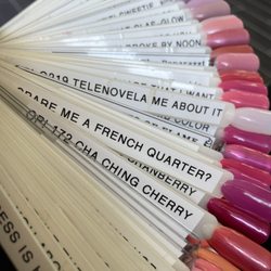 Vin Beauty Nails & Spa - An array of shellac colors to choose from