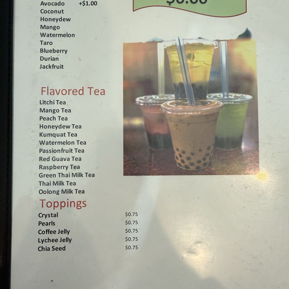 Pho Long Thinh - Beverage menu - Vietnamese Near Me - San Jose, California