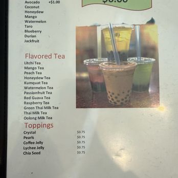 Pho Long Thinh - Beverage menu - Vietnamese Near Me - San Jose, California