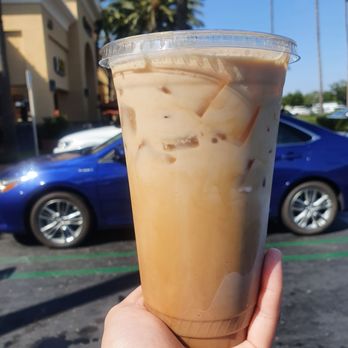 Paris Baguette - Iced latte! - Coffee & Tea Near Me - Irvine, California