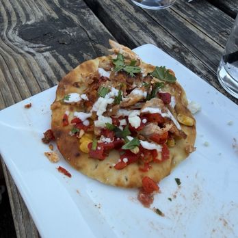 Brickhouse Bar and Grill - Smoked Chicken on Pita Bread! - American Near Me - Vancouver, Washington Brickhouse Bar and Grill - Smoked Chicken on Pita Bread! - American Near Me - Vancouver, Washington