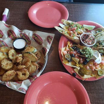 Hops n Drops - Tempura Veggies (pickles and Zuchinni) & Fiesta Platter (available only in May!) - Sports Bars Near Me - Spokane, Washington