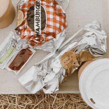 Abbey Farms - Left to right: Mac and cheese, hamburger, hot dog, cider - Pumpkin Patches Near Me - Aurora, Illinois Abbey Farms - Left to right: Mac and cheese, hamburger, hot dog, cider - Pumpkin Patches Near Me - Aurora, Illinois