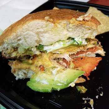Baja Fresh - Inside the chicken torta - Tex-Mex Near Me - Sherwood, Oregon Baja Fresh - Inside the chicken torta - Tex-Mex Near Me - Sherwood, Oregon