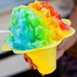 Neu Flavor Ice Cream - Rainbow shaved ice