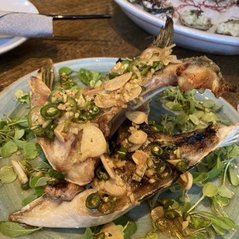 West End - Grilled Hamachi Kama - such a different kind of dish - never have seen this anywhere else. The fish is mild and sweet. - Gastropubs Near Me - Santa Cruz, California