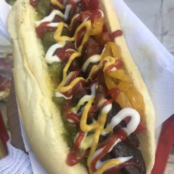 Big Boy Hotdog Stand - Spicy Italian Sausage $3 Photo taken by @CheatEatsTO on Instagram - Street Vendors Near Me - Toronto, Ontario Big Boy Hotdog Stand - Spicy Italian Sausage $3 Photo taken by @CheatEatsTO on Instagram - Street Vendors Near Me - Toronto, Ontario