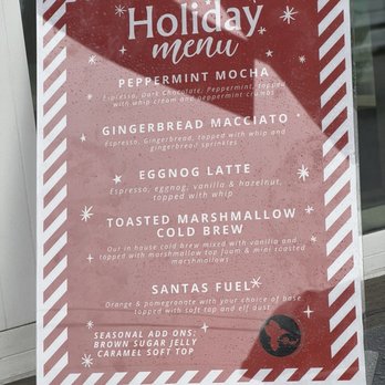 Mr Brew Coffee - Holiday seasonal menu - Coffee & Tea Near Me - Austin, Texas