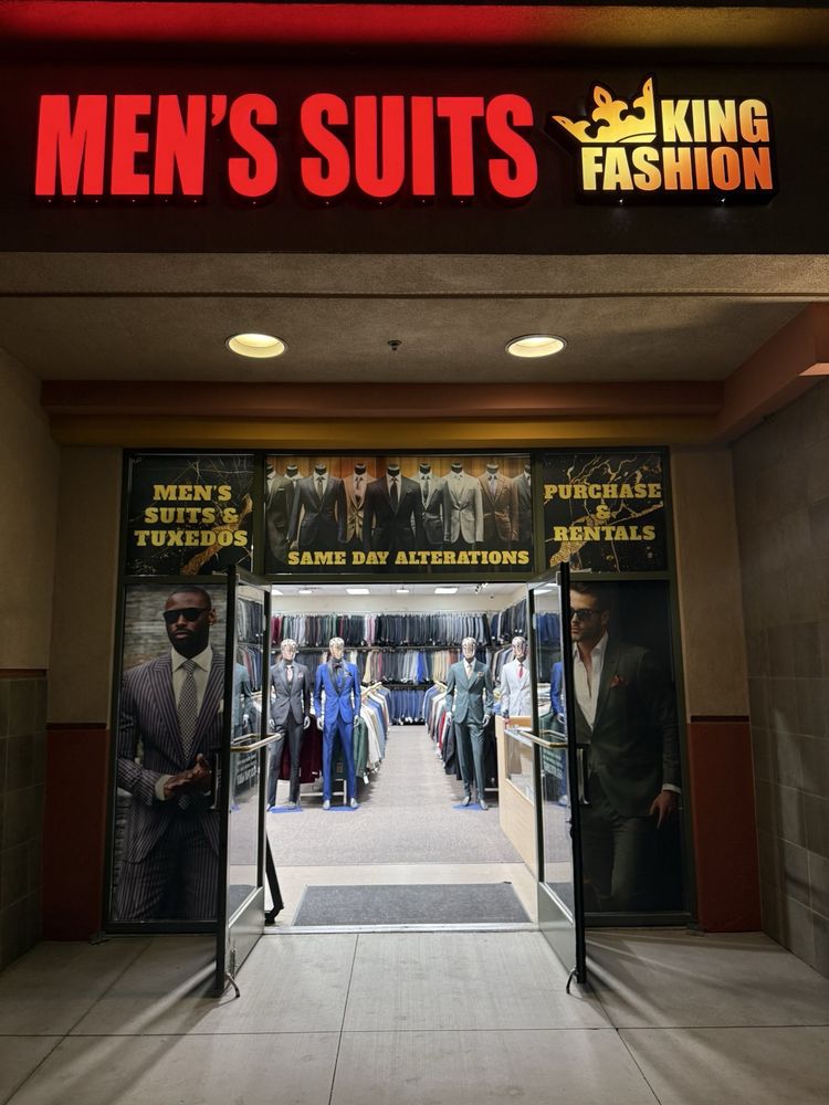 Mens Suits King Fashion Logo