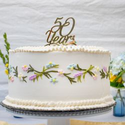 Baked Bake Shop - 12" vanilla and strawberry cake