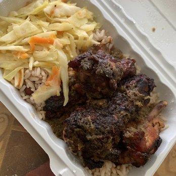 Negril - Laurel - Jerk Wings Rice and Peas Steamed Cabbage - Caribbean Near Me - Laurel, Maryland