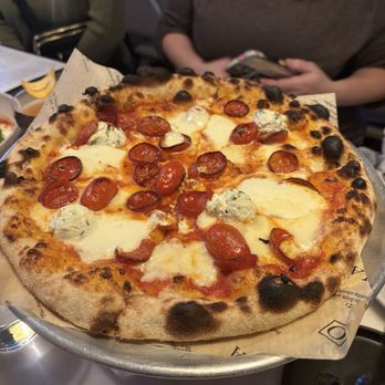 OLIVIA - Pepperoni pizza with ricotta. - Italian Near Me - Tampa, Florida OLIVIA - Pepperoni pizza with ricotta. - Italian Near Me - Tampa, Florida