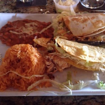 Plaza Azteca - Cardboard rice w a gross quesadilla. The taco after I added my own cheese. - Mexican Near Me - Newington, Connecticut Plaza Azteca - Cardboard rice w a gross quesadilla. The taco after I added my own cheese. - Mexican Near Me - Newington, Connecticut