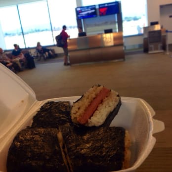Hukilau - Spam Musubi to go.  Great for the plane! - Hawaiian Near Me - San Jose, California