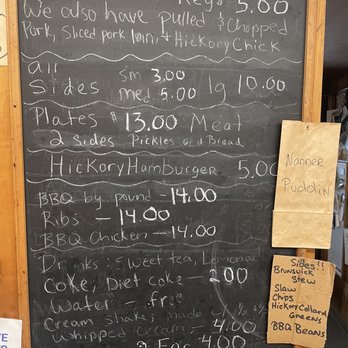 Hickory Pig - Menu - Barbeque Near Me - Gainesville, Georgia