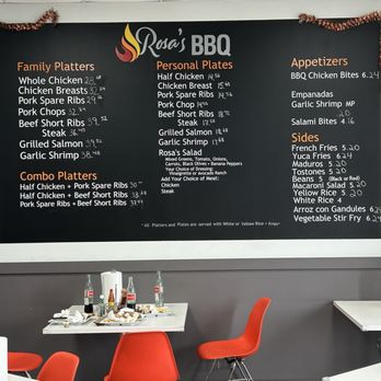 Rosa’s BBQ - Menu - Latin American Near Me - Spartanburg, South Carolina Rosa’s BBQ - Menu - Latin American Near Me - Spartanburg, South Carolina