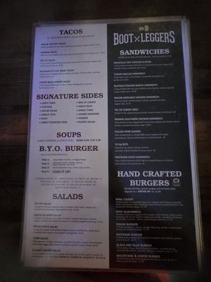 Menu photo 1 Boot Leggers Bakersfield, CA Menu photo 1 Boot Leggers Bakersfield, CA