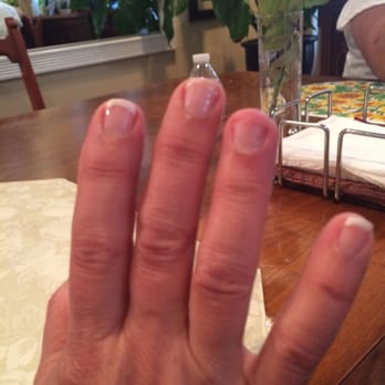Nailpolish - Just after 4 days. - Nail Salons Near Me - Long Beach, California