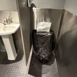 Broken urinal Broken urinal