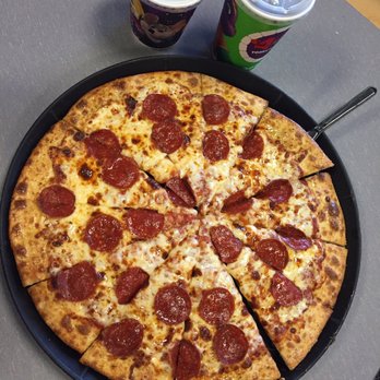 Chuck E. Cheese - Large (one topping) pepperoni pizza with 2 drinks for $23.00 - Pizza Near Me - Huntington Beach, California
