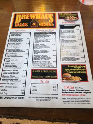 Menu photo 2 Brewhaus Keego Harbor, MI