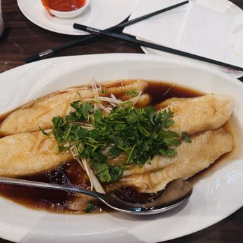 Spicy J's - Ginger Steamed Snapper Fish - Szechuan Near Me - Fresno, California Spicy J's - Ginger Steamed Snapper Fish - Szechuan Near Me - Fresno, California