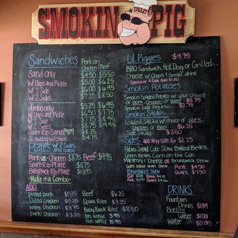 Smokin Pig - Menu - Barbeque Near Me - Midway, Georgia Smokin Pig - Menu - Barbeque Near Me - Midway, Georgia