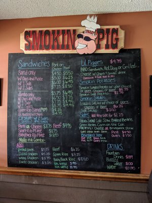Menu photo 8 Smokin Pig Midway, GA