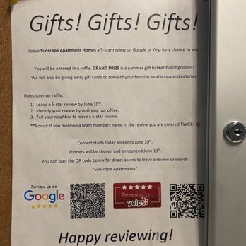 Sunscape Apartments - Incentive to leave 5 Star reviews - Apartments Near Me - Alta Loma, California Sunscape Apartments - Incentive to leave 5 Star reviews - Apartments Near Me - Alta Loma, California