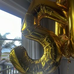 Party City - Balloons that cost almost $40.00 for 2 and driven to a hotel a hour after being purchased should look amazing. However look at the 5.