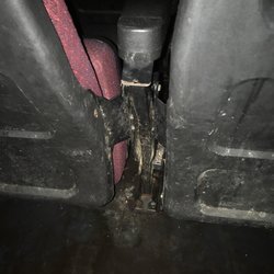 Starplex Cinemas - In between the seats . This is so disgusting im so surprised they are still in business. This is not sanitary !