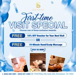 Savannah Spa - FIRST-TIME VISIT SPECIAL FROM SAVANNAH SPA!